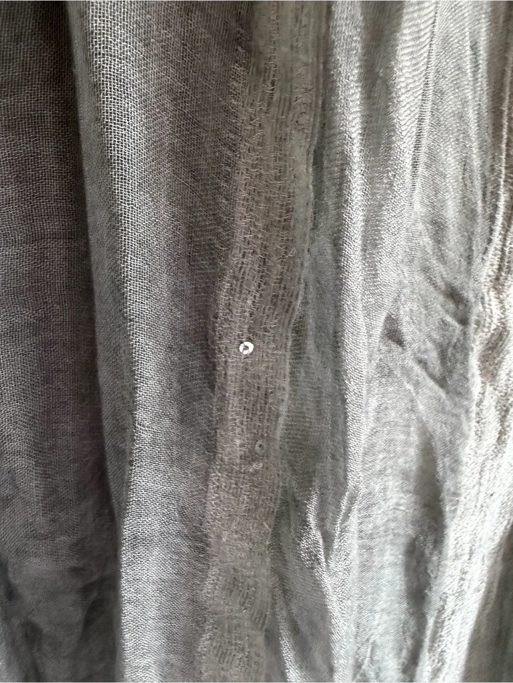 Decorative Scarf in Light Gray with Soft Sparkles